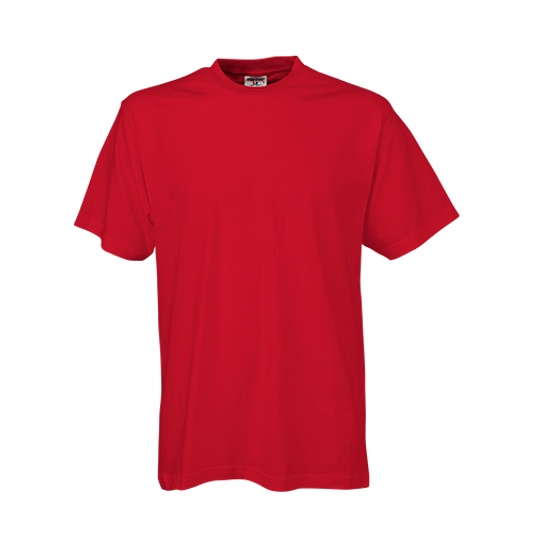 T-shirt Meski Klasyczny Bawelniany TJ8000 - Red