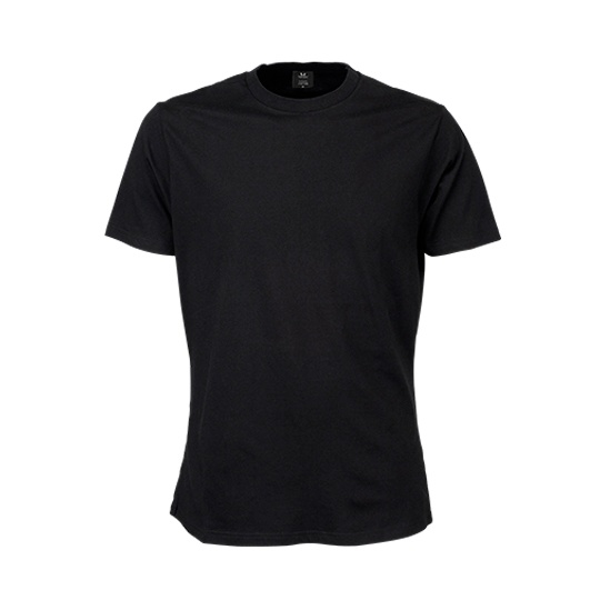 T-shirt Meski Slim Bawelniany TJ8005 - Black