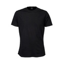 T-shirt Meski Slim Bawelniany TJ8005 - Black