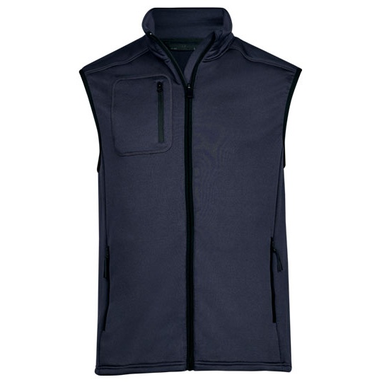 Bezrekawnik Meski Dopasowany Polarowy Stretch TJ9104 - Navy