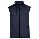 Bezrękawnik Męski Dopasowany Polarowy Stretch TJ9104 - Navy