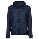 Kurtka Damska Hybrydowa Dopasowana TJ9113 - Navy & Navy