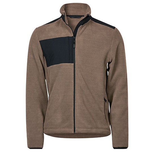 Bluza Przedłużony Tył Polar Ripstop TJ9120 - Clay & Black