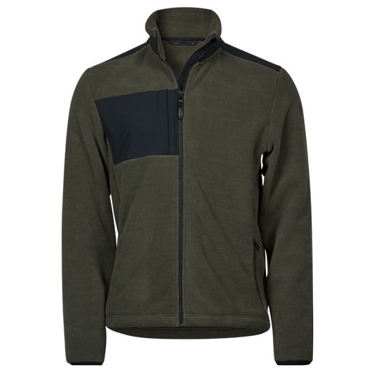 Bluza Przedluzony Tyl Polar Ripstop TJ9120 - Deep Green & Black