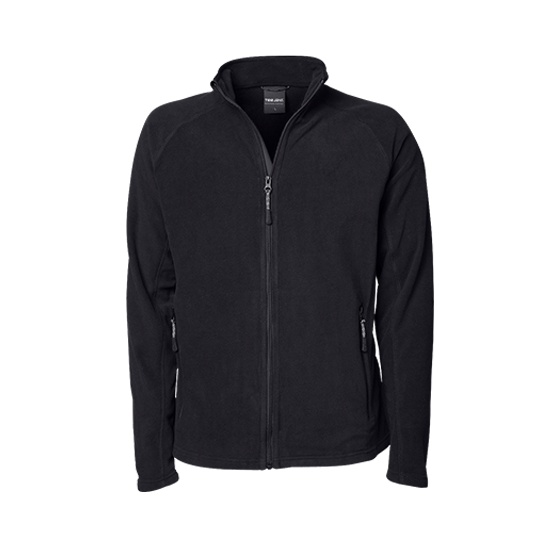 Bluza Meska Dopasowana Mikropolar z Recyklingu TJ9160 - Black