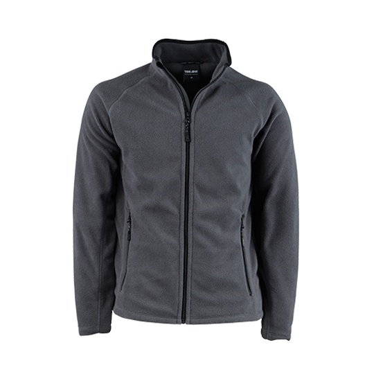 Bluza Meska Dopasowana Mikropolar z Recyklingu TJ9160 - Dark Grey (Solid)