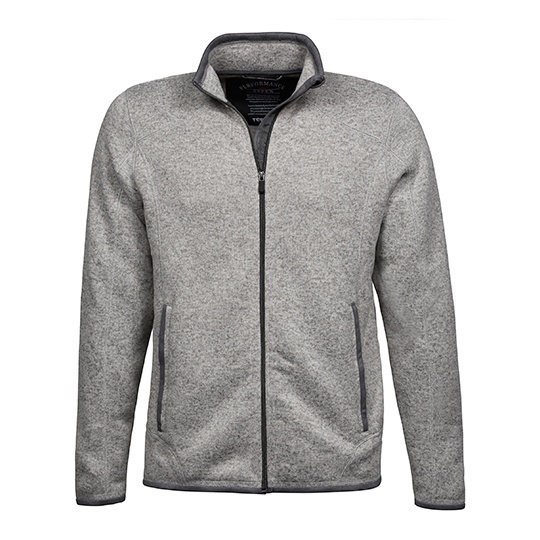 Bluza Męska Slim Polar TJ9615 - Grey Melange