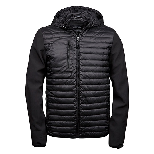 Kurtka Klasyczna Softshell Wodoodporna TJ9628 - Black & Black