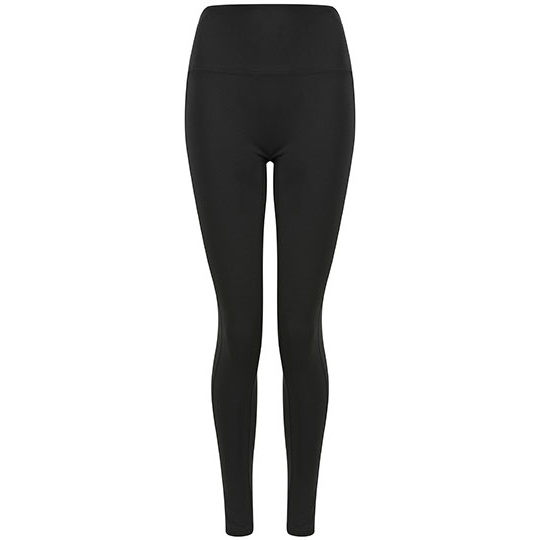 Legginsy Damskie Slim Strecz Wysoka Talia TL370 - Black