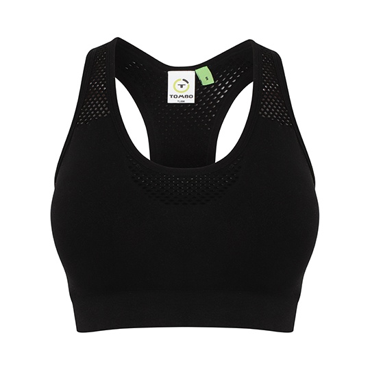Bezszwowy stanik sportowy TL696 - Black