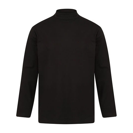 Golf z długim rękawem W020 - Black