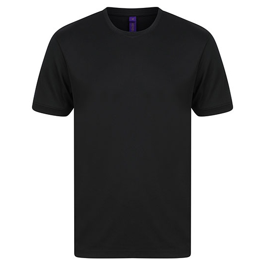 Koszulka sportowa slim W024 - Black