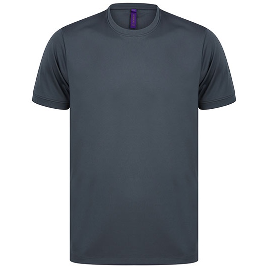 Koszulka sportowa slim W024 - Charcoal