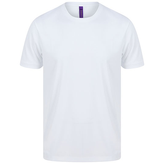 Koszulka sportowa slim W024 - White