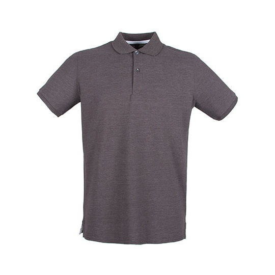 Koszulka Polo Męska Bawełniana Pika W101 - Charcoal