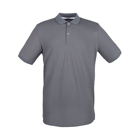 Koszulka Polo Męska Bawełniana Pika W101 - Steel Grey