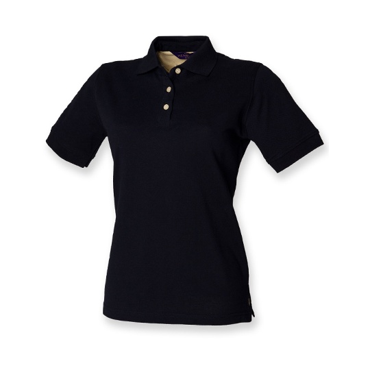 Koszulka Polo Damska Klasyczna Pika W121 - Navy