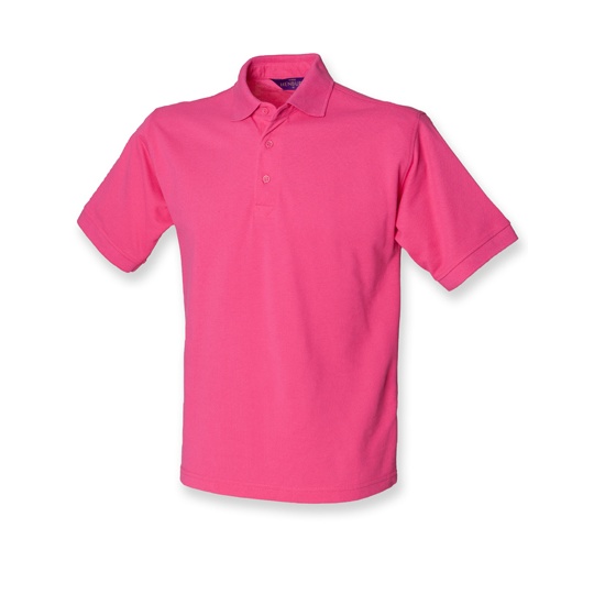 Koszulka Polo Klasyczna Pika Bawelniana W400 - Fuchsia