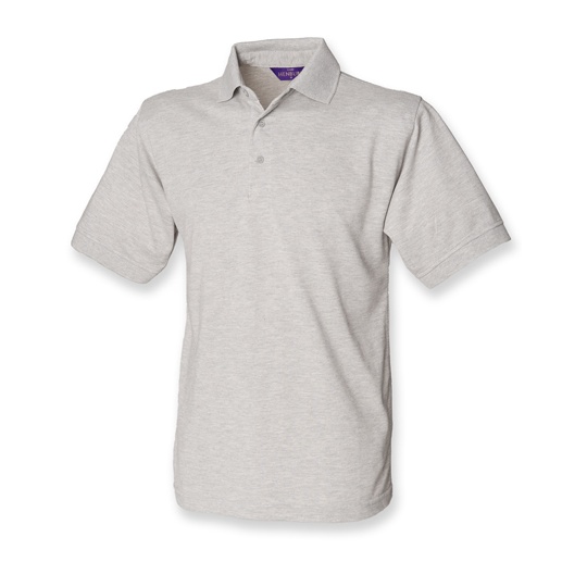 Koszulka Polo Klasyczna Pika Bawełniana W400 - Heather Grey