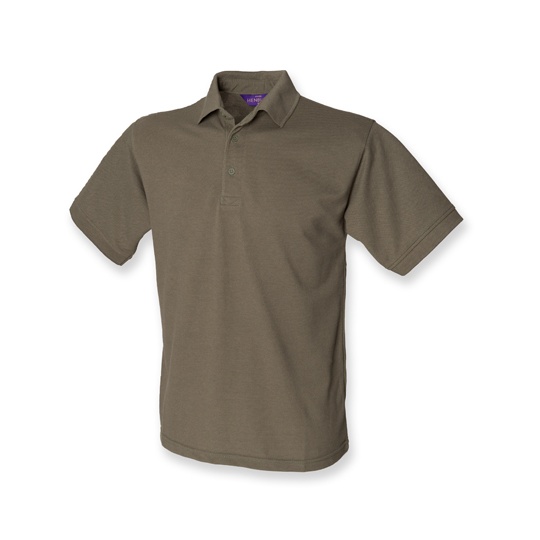 Koszulka Polo Klasyczna Pika Bawełniana W400 - Olive