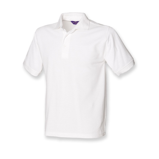 Koszulka Polo Klasyczna Pika Bawelniana W400 - White