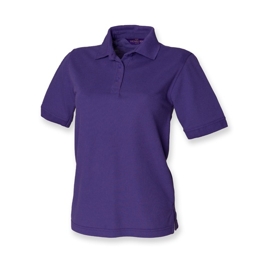 Damski klasyczny polo W401 - Purple