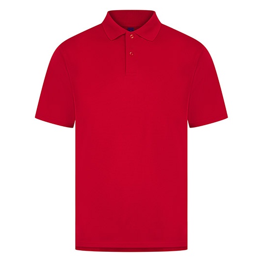 Koszulka Polo Klasyczna Odprowadzajaca Wilgoc W475 - Classic Red