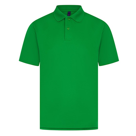 Koszulka Polo Klasyczna Odprowadzajaca Wilgoc W475 - Kelly Green