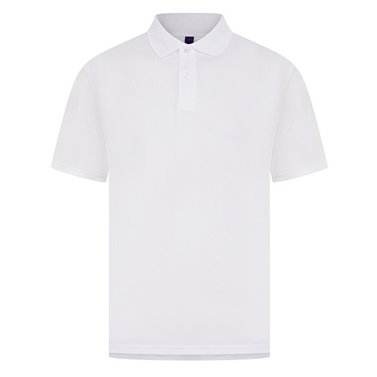 Męska koszulka polo z krótkim rękawem W475 - White