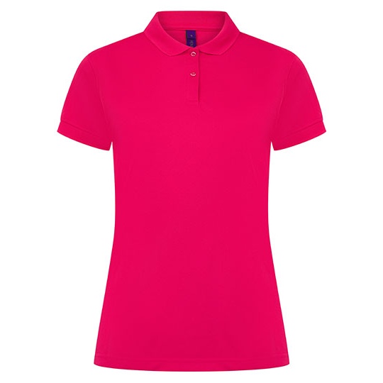 Koszulka Damska Slim Odprowadzająca Wilgoć W476 - Bright Pink