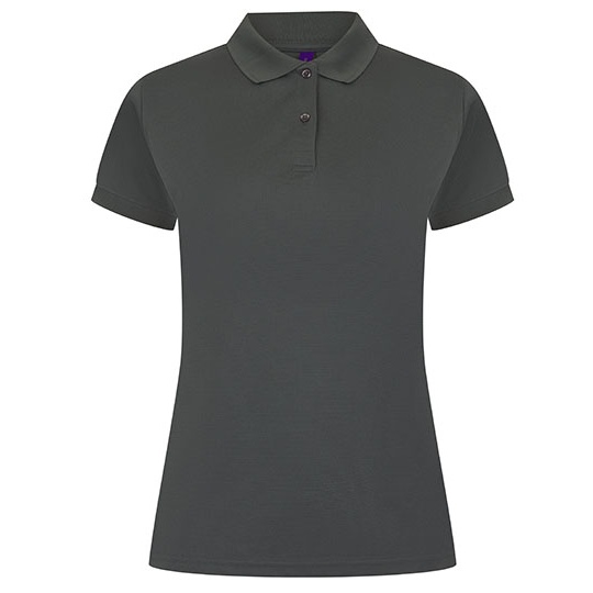 Koszulka Damska Slim Odprowadzająca Wilgoć W476 - Charcoal