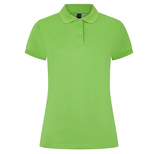 Koszulka Damska Slim Odprowadzająca Wilgoć W476 - Lime Green
