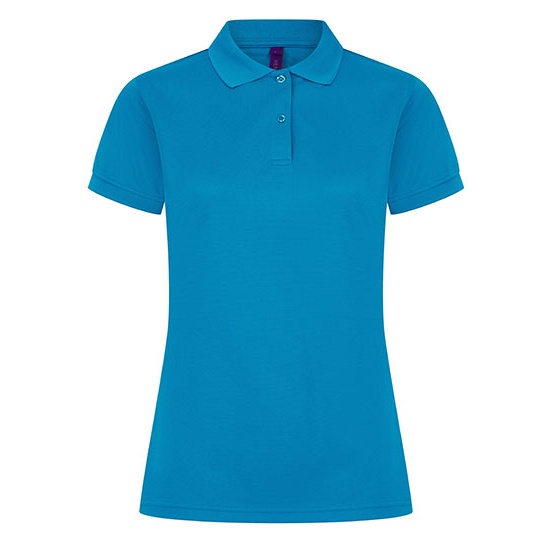 Koszulka Damska Slim Odprowadzajaca Wilgoc W476 - Sapphire Blue
