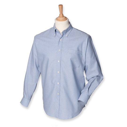 Koszula Klasyczna Oxford Latwe Prasowanie W510 - Blue Oxford