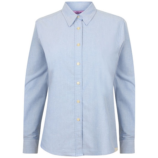 Koszula Damska Slim Oxford W511 - Blue Oxford
