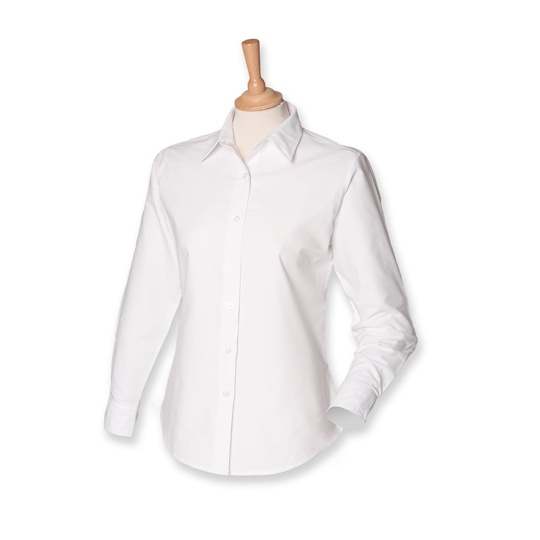 Koszula Damska Slim Oxford W511 - White