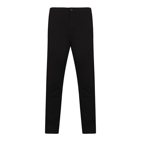 Meskie spodnie chino slim W650 - Black