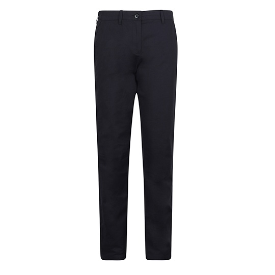 Damskie spodnie chino slim W651 - Navy