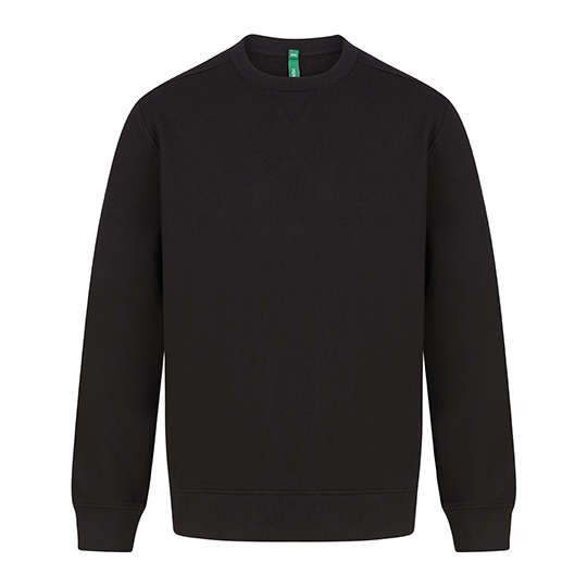 Bluza Klasyczna Bawelna Poliester Recykling W840 - Black