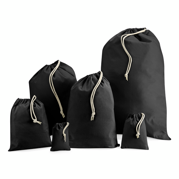 Worek ze sznurkiem Bawelniany WM115 - Black