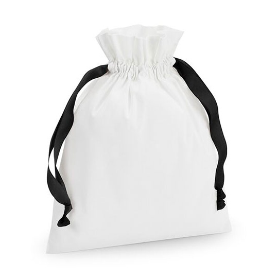 Worek Prezentowy Bawelniany WM121 - Soft White & Black