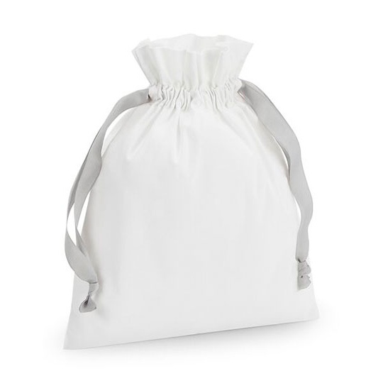 Worek Prezentowy Bawelniany WM121 - Soft White & Light Grey