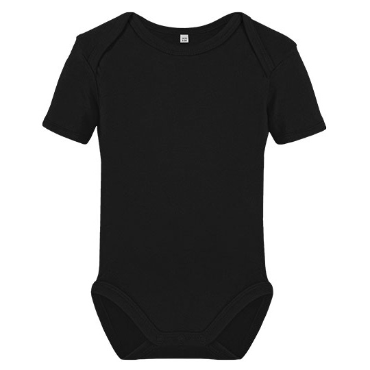 Body Niemowlece Krotki Rekaw Bawelna Organiczna X11120 - Black