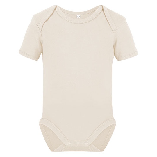 Body niemowlęce krótki rękaw X11120 - Natural
