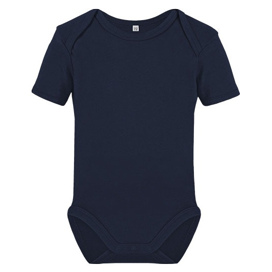 Body Niemowlece Krotki Rekaw Bawelna Organiczna X11120 - Navy