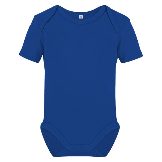 Body Niemowlęce Krótki Rękaw Bawełna Organiczna X11120 - Royal Blue