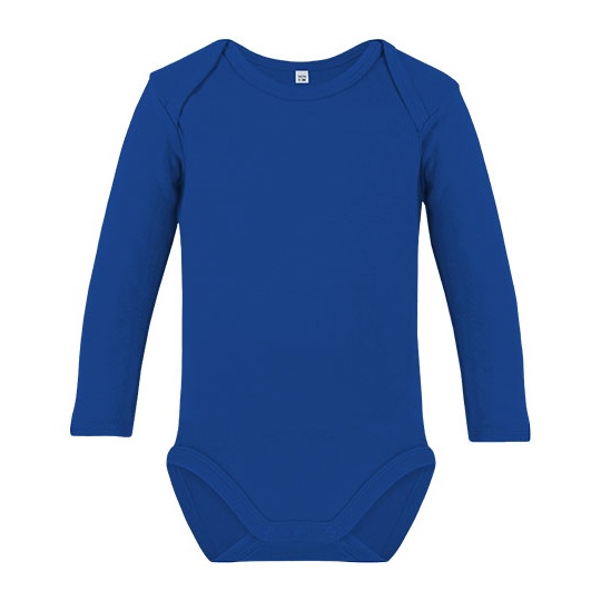 Body Dzieciece Dlugi Rekaw Bawelna Organiczna Interlock X11420 - Royal Blue