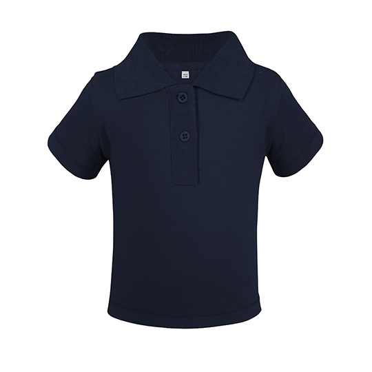 Koszulka Polo Niemowleca Organiczna Bawelna Pique X13003 - Navy