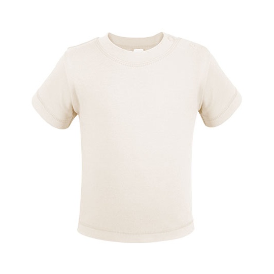 Koszulka Dziecięca Bawełna Organiczna Interlock X13120 - Natural