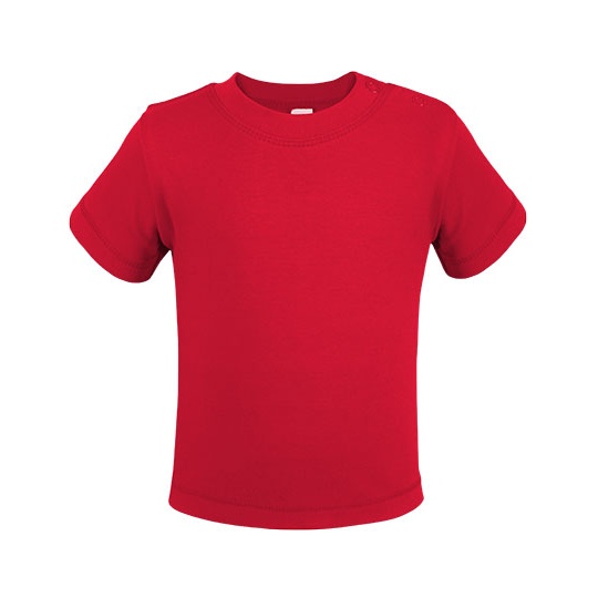 Koszulka Dziecieca Bawelna Organiczna Interlock X13120 - Red